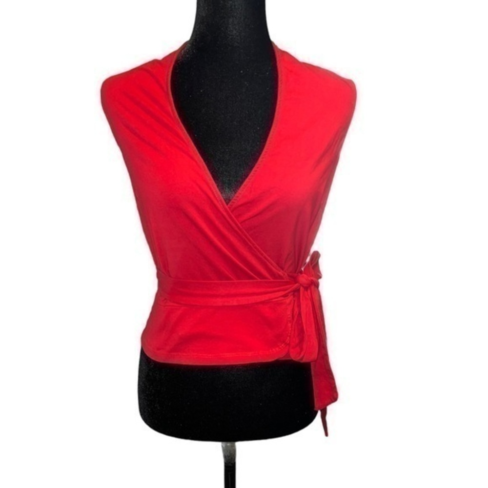 eShakti Cotton Knit Wrap Top